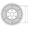 Embrague, ventilador del radiador