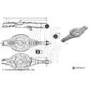 Braccio oscillante, Sospensione ruota